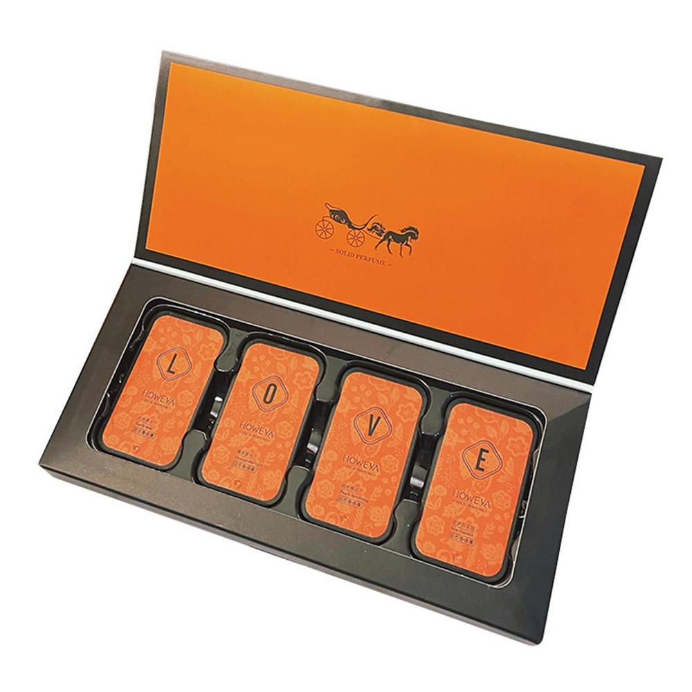 Portable solid perfume