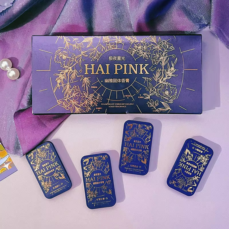 Portable solid perfume